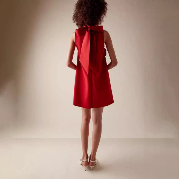 LAS ROSAS 3D SLEEVELESS MINI DRESS