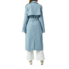Women's Double Breasted Long Trench Coat
