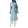 Women's Double Breasted Long Trench Coat