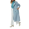 Women's Double Breasted Long Trench Coat