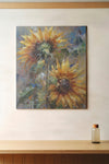 Sun -lit flowers