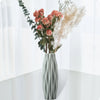 Plastic Dried Vase Nordic Flower Arrangement Container Geometric Style Exquisite Handicrafts Office Cafe Wedding Decoration